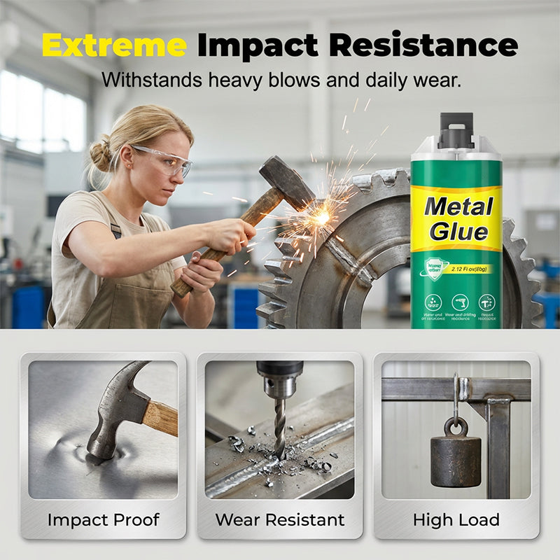 🔥Köp 2, få 1 gratis🎁Höghållfast AB-lim för metallreparatione