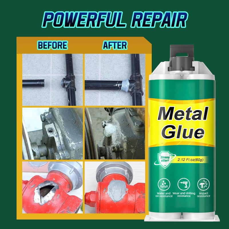 🔥Köp 2, få 1 gratis🎁Höghållfast AB-lim för metallreparatione