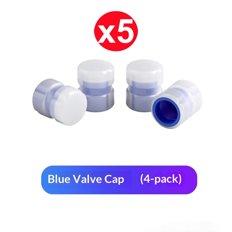Lysande däckventilskydd (4-pack)