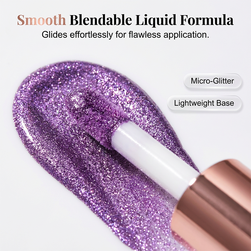 Glitter & Glow-set med flytande ögonskugg
