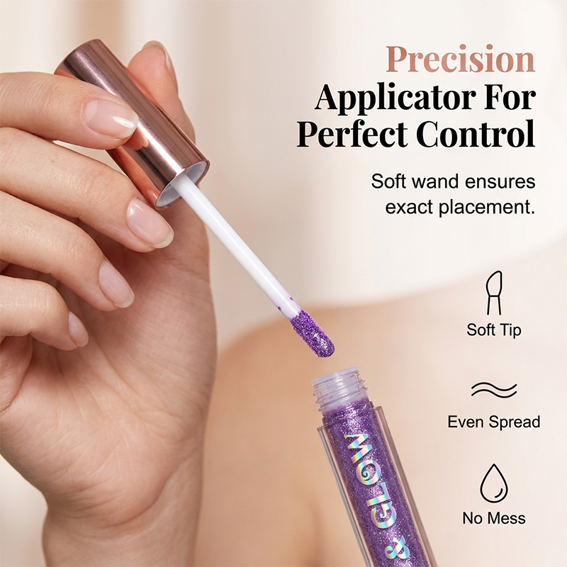 Glitter & Glow-set med flytande ögonskugg