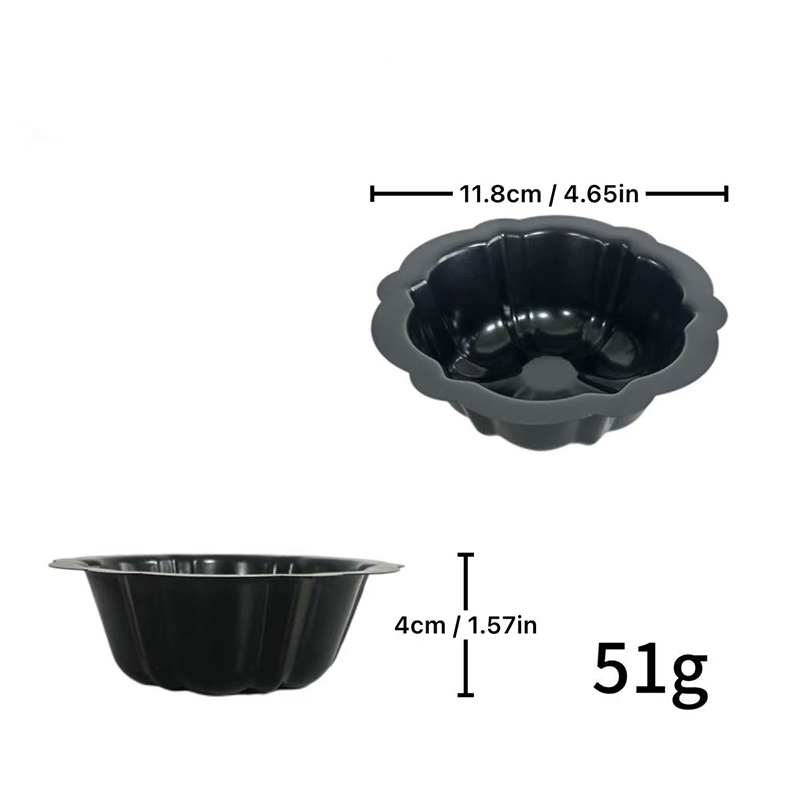 🥳REA! Mini-kakform i kolstål i form av en pumpa