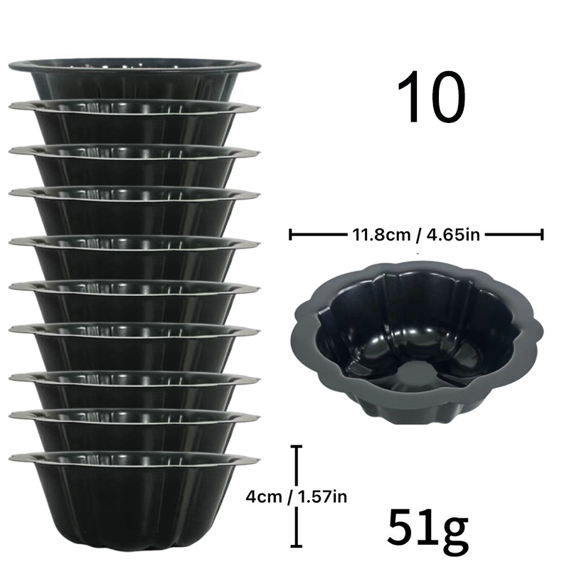 🥳REA! Mini-kakform i kolstål i form av en pumpa