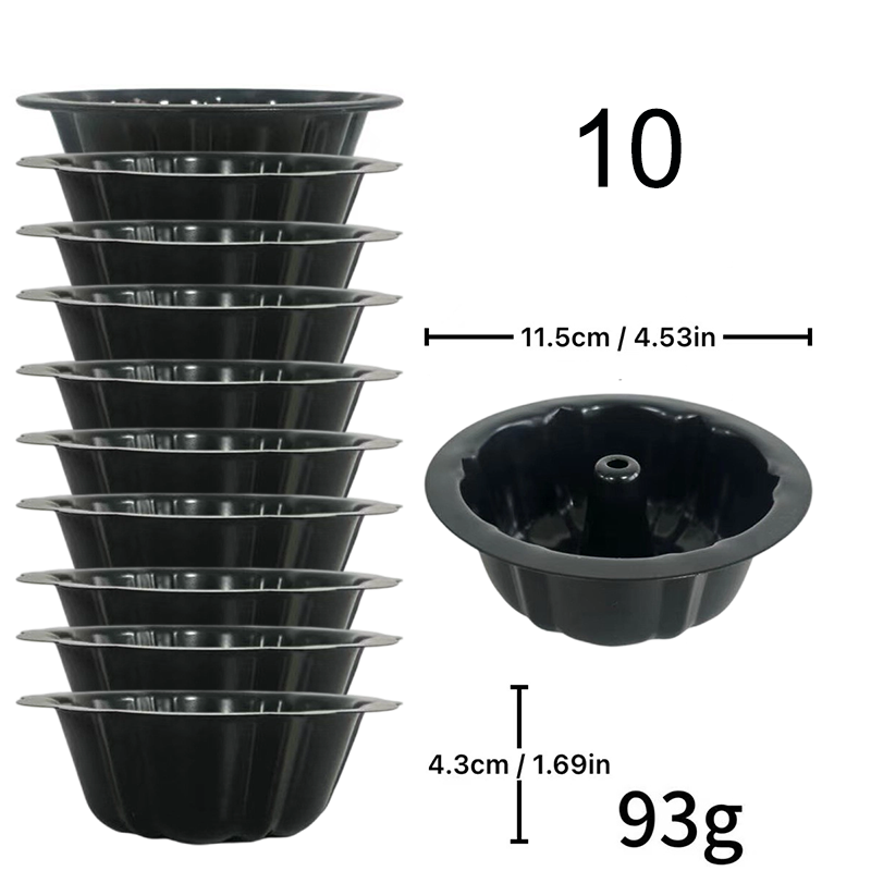🥳REA! Mini-kakform i kolstål i form av en pumpa