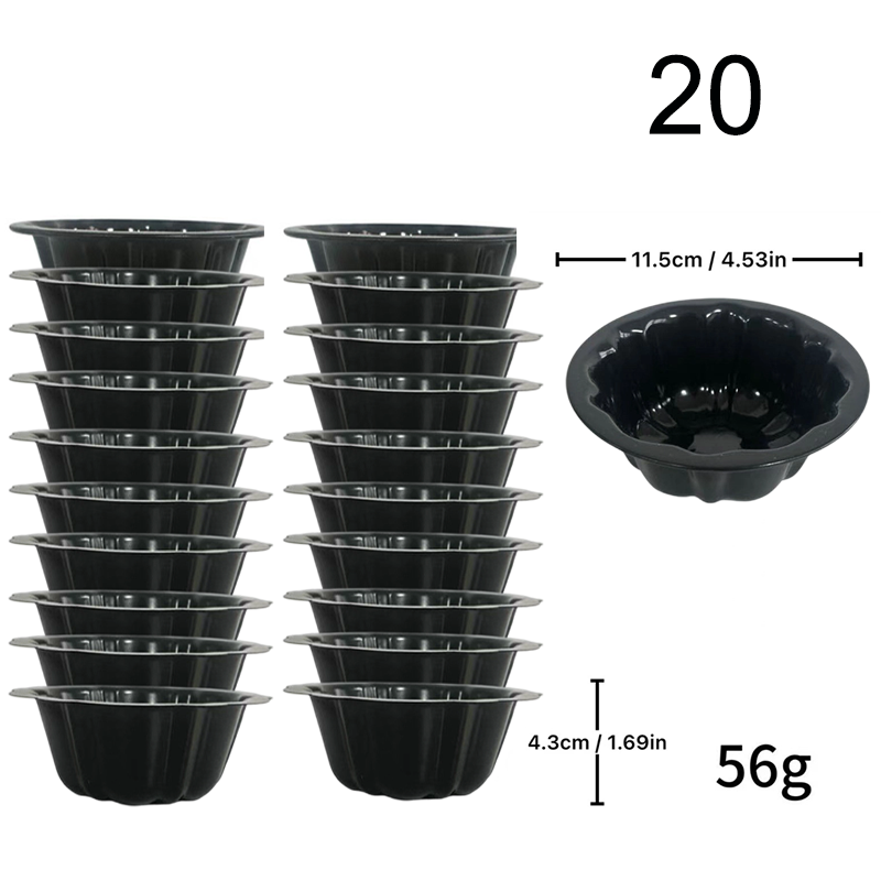 🥳REA! Mini-kakform i kolstål i form av en pumpa