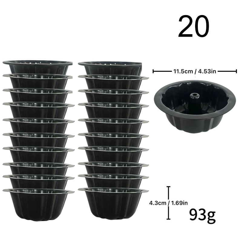 🥳REA! Mini-kakform i kolstål i form av en pumpa