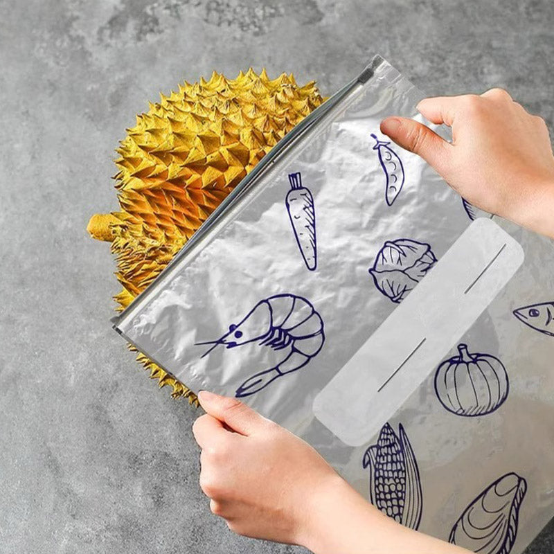 🛍️ 50% RABATT NU! Återanvändbara förvaringspåsar av aluminiumfolie – håll maten fräsch, läckagesäker & miljövänlig 🥪♻️