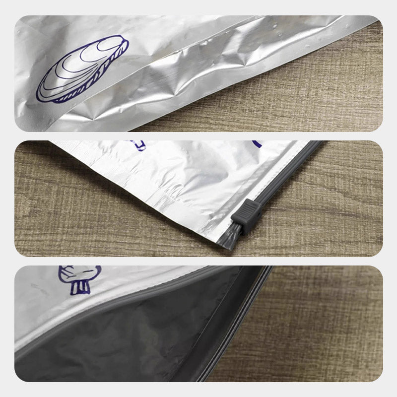 🛍️ 50% RABATT NU! Återanvändbara förvaringspåsar av aluminiumfolie – håll maten fräsch, läckagesäker & miljövänlig 🥪♻️