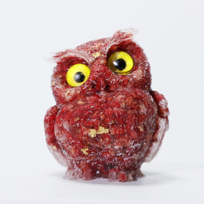 Söt dekorativ ugglefigur