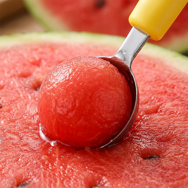 🍉 Få 50 % rabatt nu! 3-delars set för frukt och meloner – för skärning, formning och dekoration – i rostfritt stål, kompakt förvaring, bekvämt att hålla i – särskilt lämpligt för honungsmelon, vattenmelon och mjuka frukter