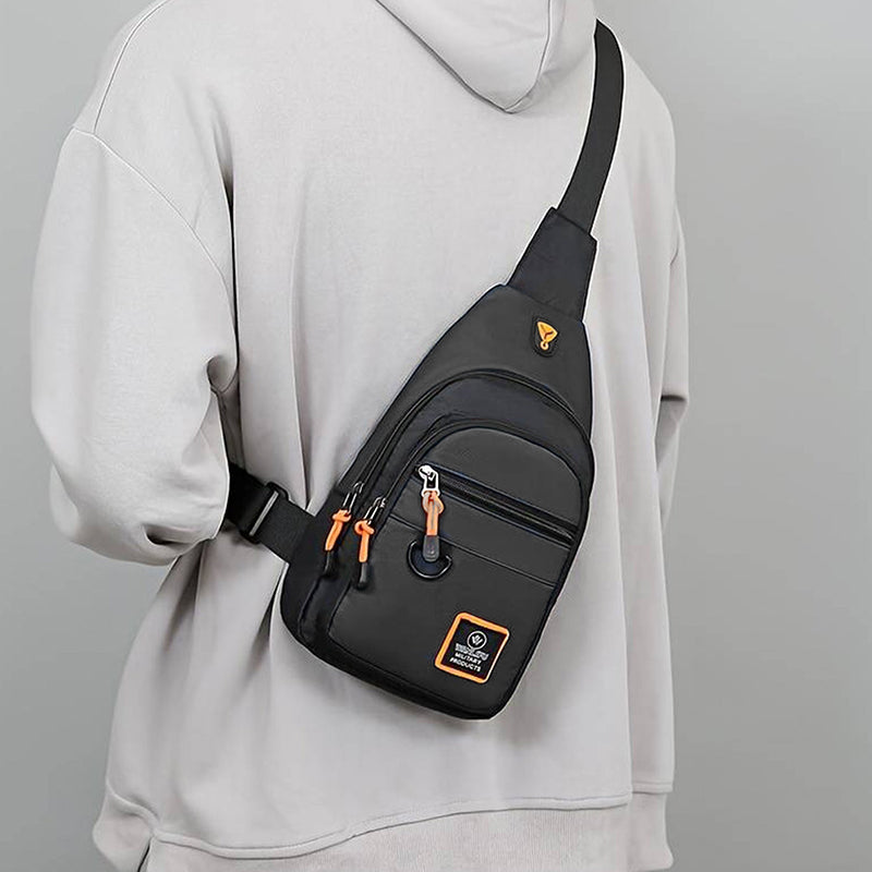 Vattentät crossbody-väska med flera ficko