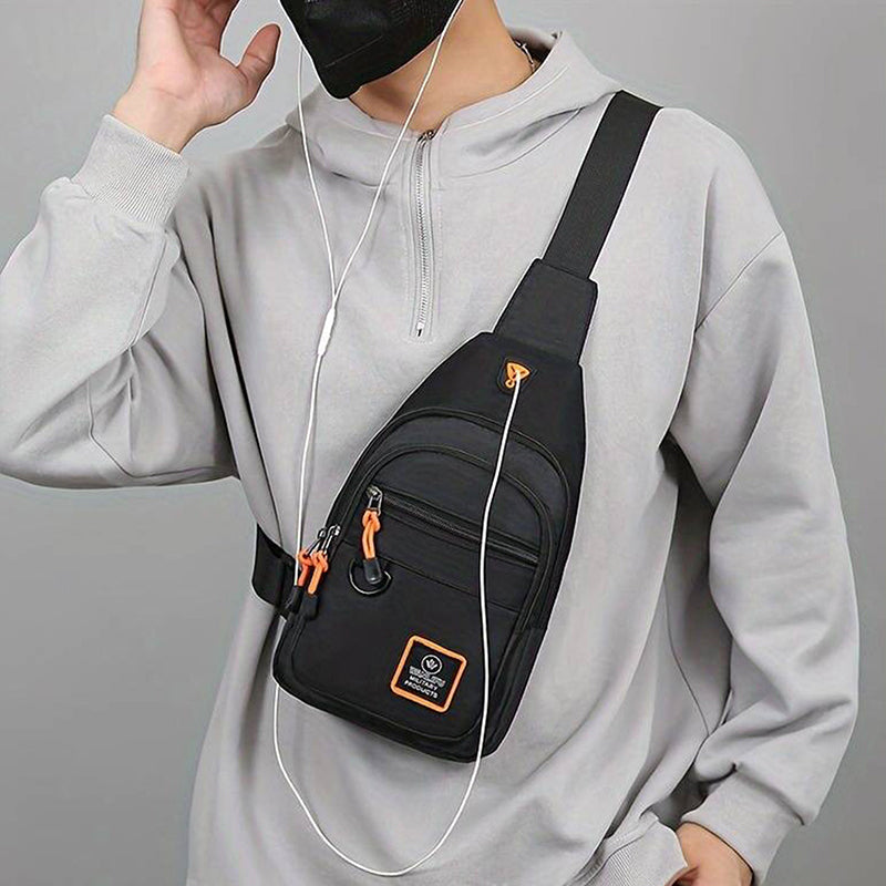 Vattentät crossbody-väska med flera ficko