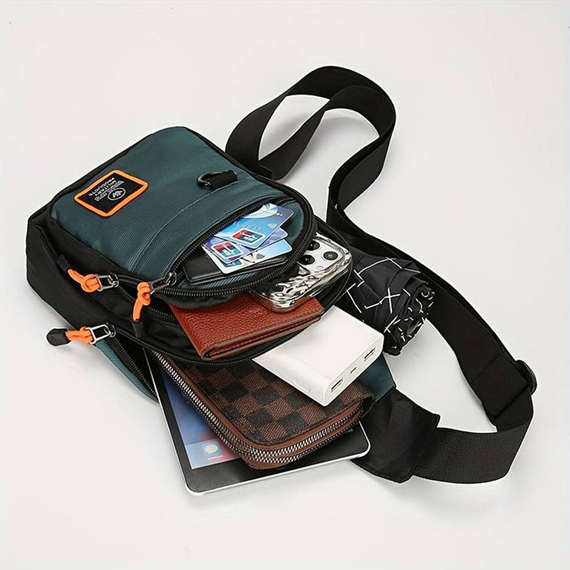 Vattentät crossbody-väska med flera ficko
