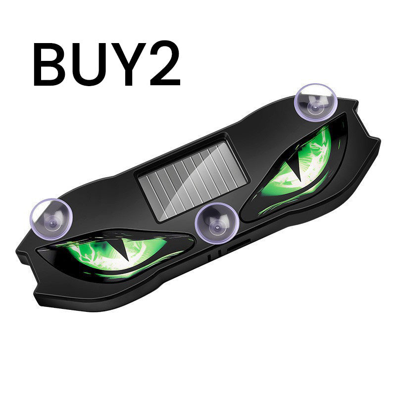 Solcellsdriven LED-säkerhetslampa för bila