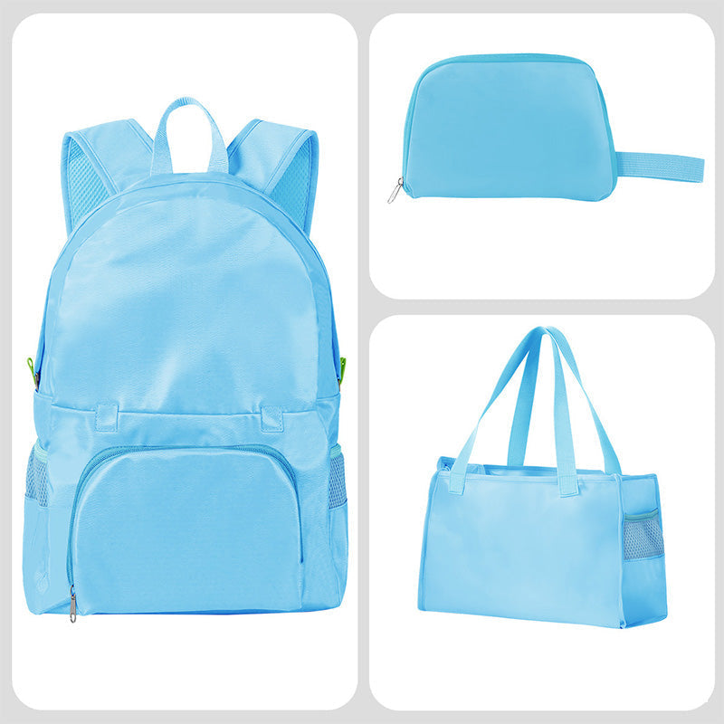 🎒 50% RABATT NU! Hopfällbar 3‑i‑1-resväska – ryggsäck, handväska & tygväska i ett – lätt, vattentålig & perfekt för resor 🧳✨