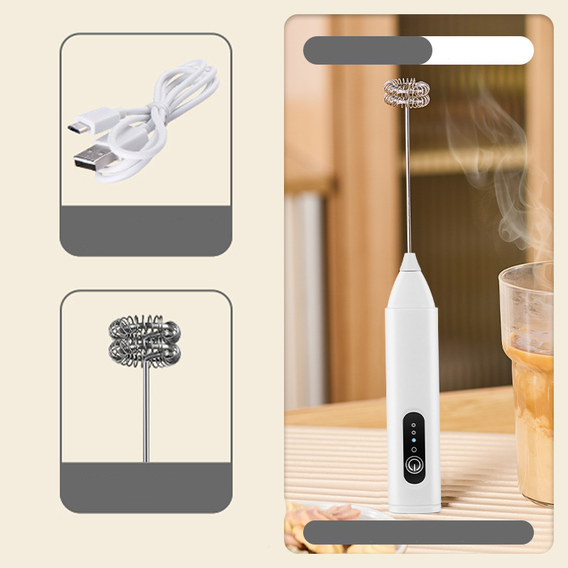 🥄 50% RABATT NU! Elektrisk dryckesskummare – 3 hastigheter, 180 min batteritid & tyst drift – perfekt för mjölkskum, grädde, barnmat och milkshakes ☕✨