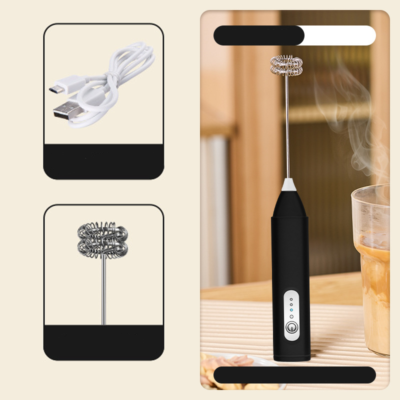 🥄 50% RABATT NU! Elektrisk dryckesskummare – 3 hastigheter, 180 min batteritid & tyst drift – perfekt för mjölkskum, grädde, barnmat och milkshakes ☕✨
