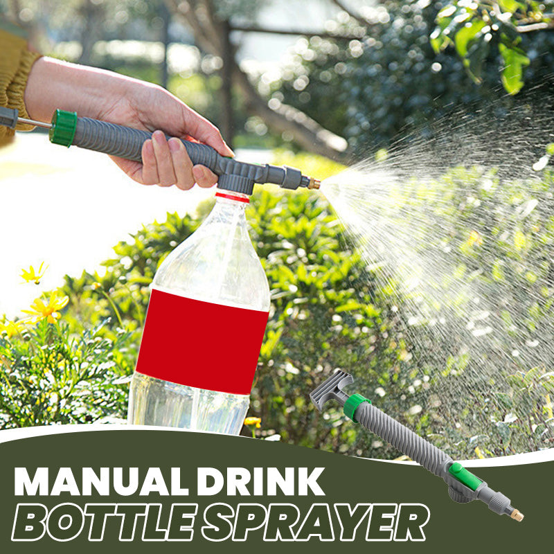 🌿50 % RABATT JUST NU! Manuell spruta för dryckesflaskor med justerbart munstycke – bärbart DIY-sprutverktyg för trädgården, passar vanliga plastflaskor för bevattning, gödsling och skadedjursbekämpning