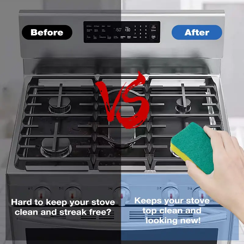 🎉 50% RABATT – ÖVER 21 000 SÅLDA! Återanvändbara skydd till gasspisens brännare – värmetåliga upp till 260°C, non‑stick & lätta att rengöra – håller din spis som ny 🔥✨