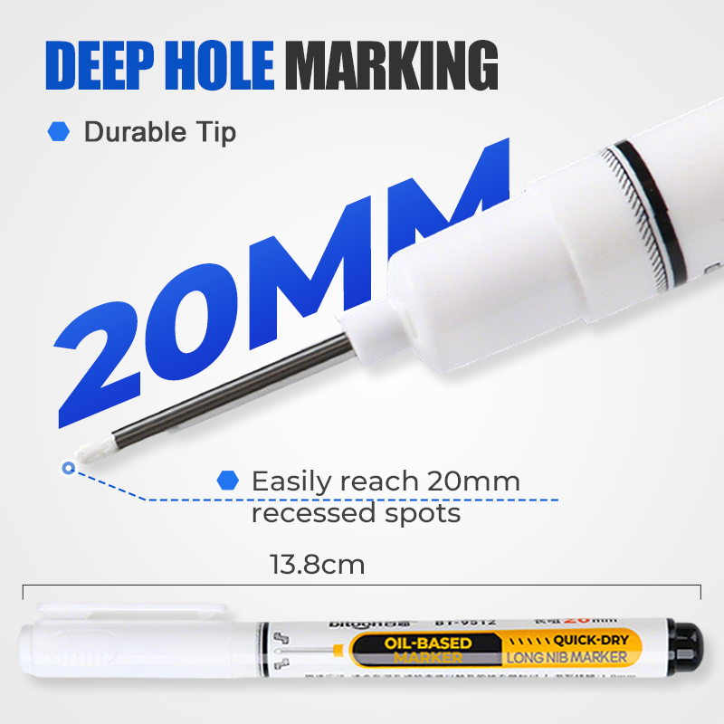 🎅Julens SUPERREA💞Över 50 000 sålda!✨Snabbtorkande oljebaserad tuschpenna med precisionsspet