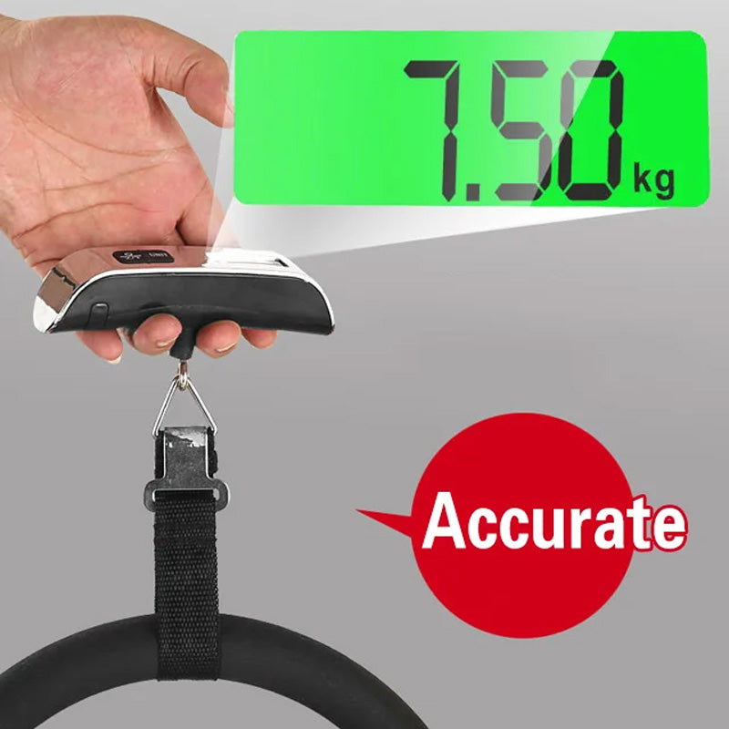 Bärbar LCD-skärm med bagagevå