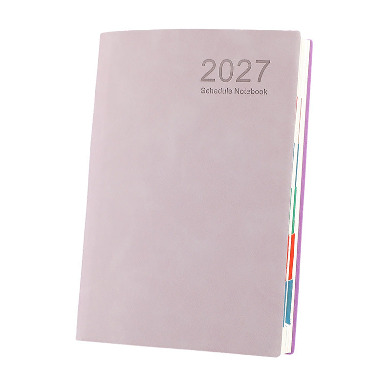 2027 Minimalistisk Daglig Planner Anteckningsbok