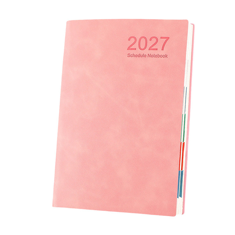 2027 Minimalistisk Daglig Planner Anteckningsbok