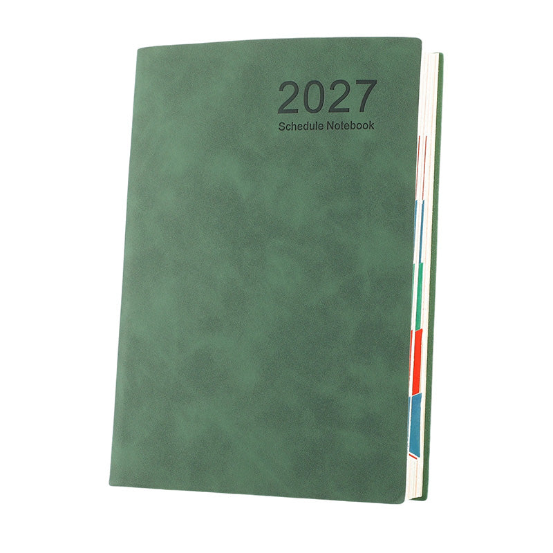 2027 Minimalistisk Daglig Planner Anteckningsbok