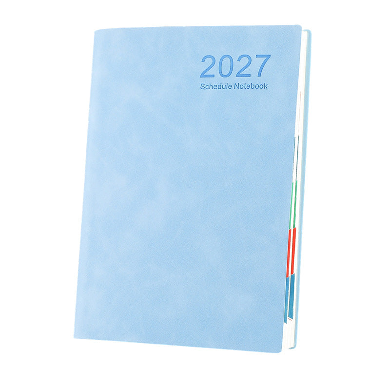 2027 Minimalistisk Daglig Planner Anteckningsbok