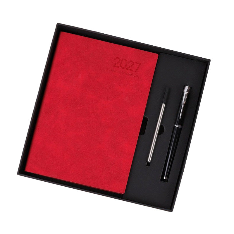 2027 Minimalistisk Daglig Planner Anteckningsbok