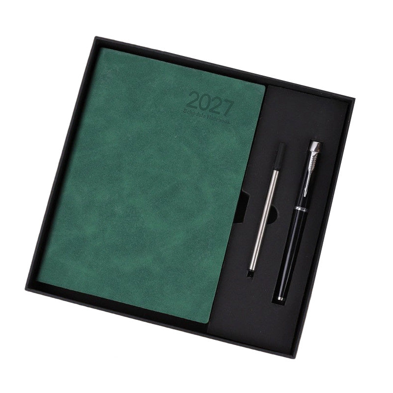 2027 Minimalistisk Daglig Planner Anteckningsbok