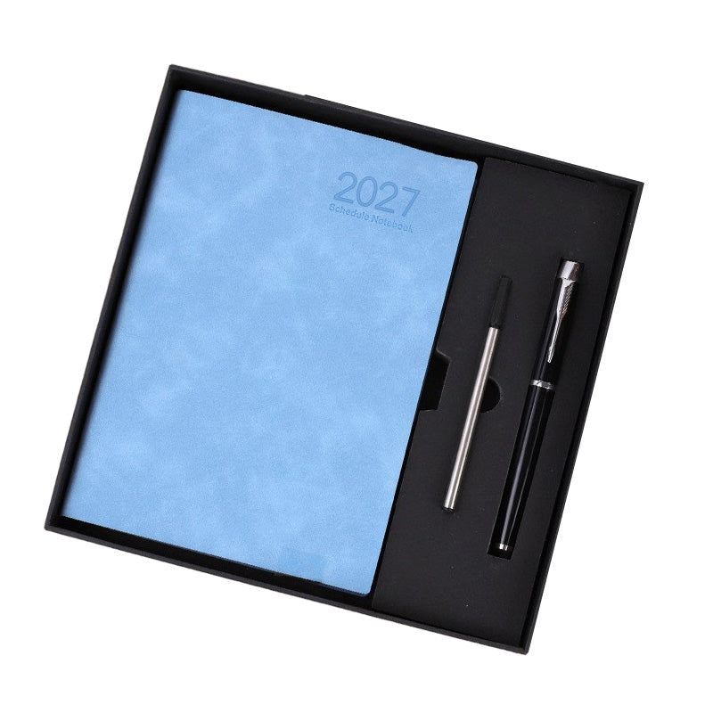 2027 Minimalistisk Daglig Planner Anteckningsbok