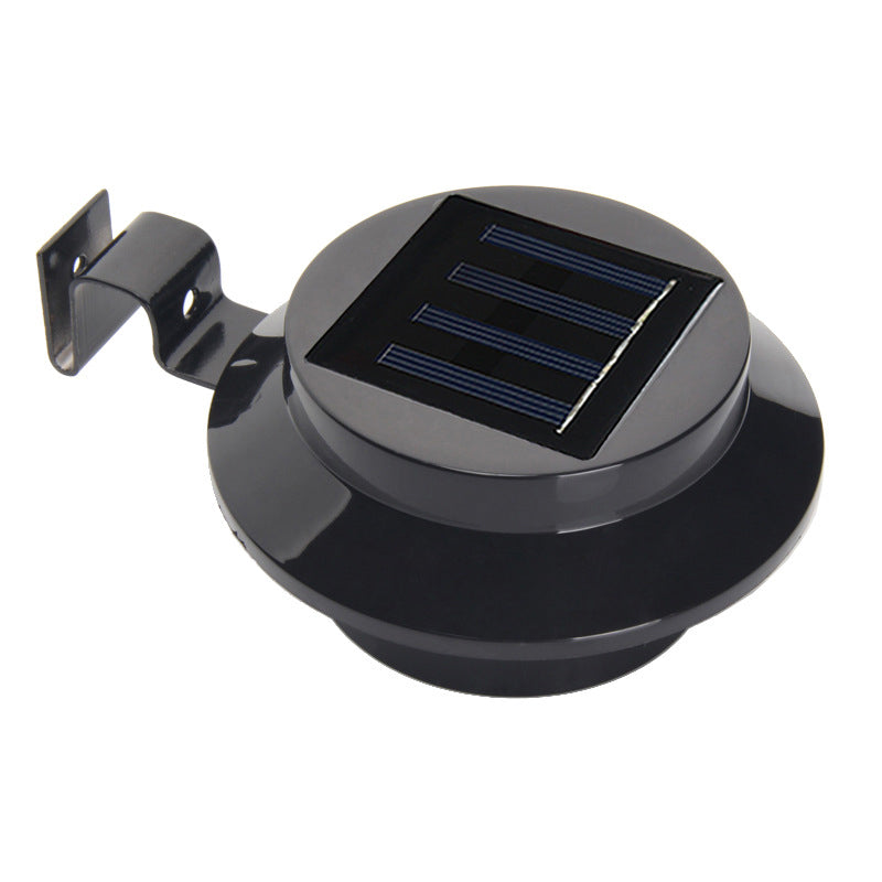 ☀️ Solcellsdriven LED-vägglampa för takrännan | Accentbelysning för utomhusbruk