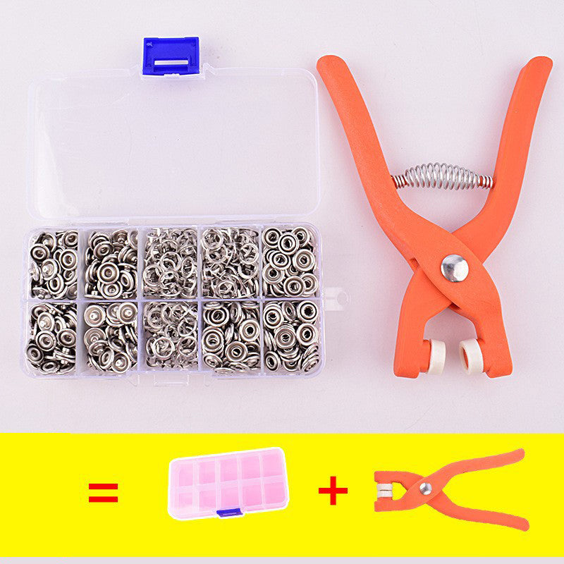 🧷 50 % RABATT ENDAST I DAG ✨ Sats med tång för tryckknappar utan sömnad — ingen nål, ingen trå