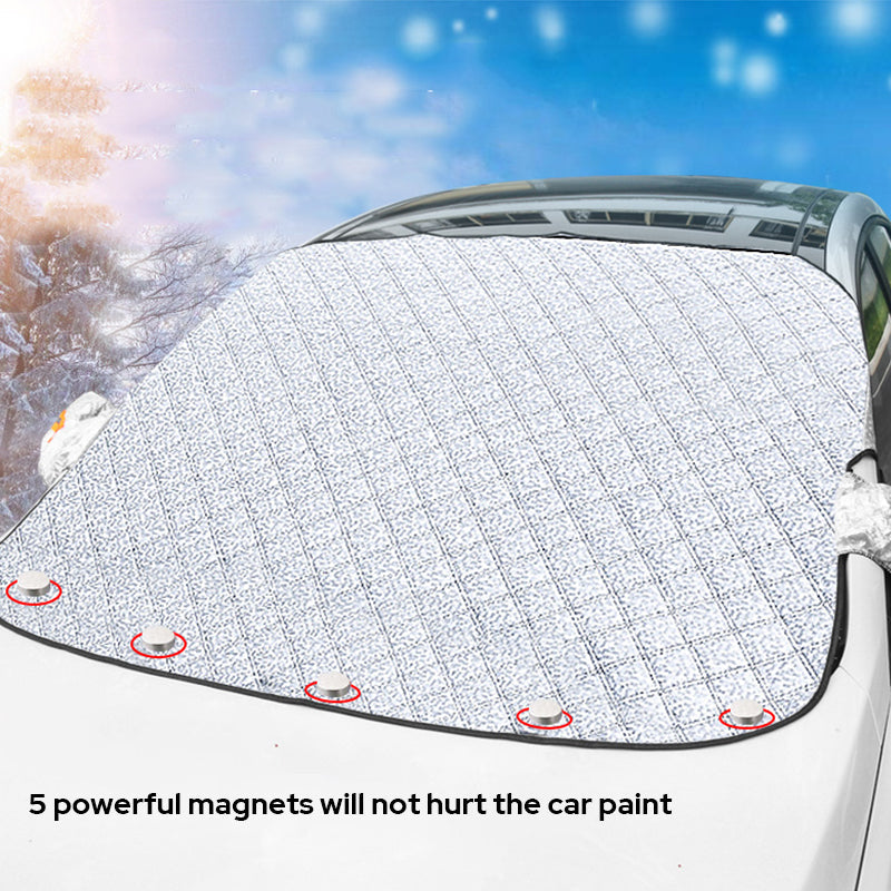 🚗 50% RABATT NU! ✨ Främre vindruteskydd täcke – skydd för alla fyra årstider, frostskydd & hög kvalitet – perfekt för bilar, vanar och SUV:ar ❄️☀️